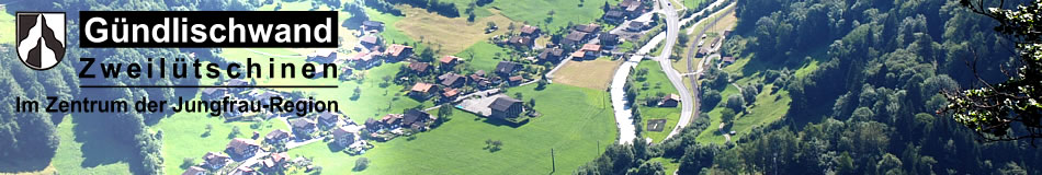 Gündlischwand - Zweilütschinen  ---   Im Zentrum der Jungfrauregion